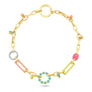 Mers Neon Journey Necklace-Necklace-Mers-Blue-Emila-1