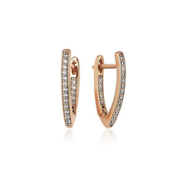 Top Hills 0.6 Carat Gold Lab Grown Diamond Hoops-Earrings-Top Hills-Emila-1