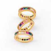 Alissa Multicolour Baguette Ring-Ring-Emila-6-Emila-1