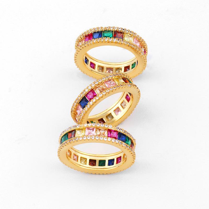 Alissa Multicolour Baguette Ring-Ring-Emila-6-Emila-1